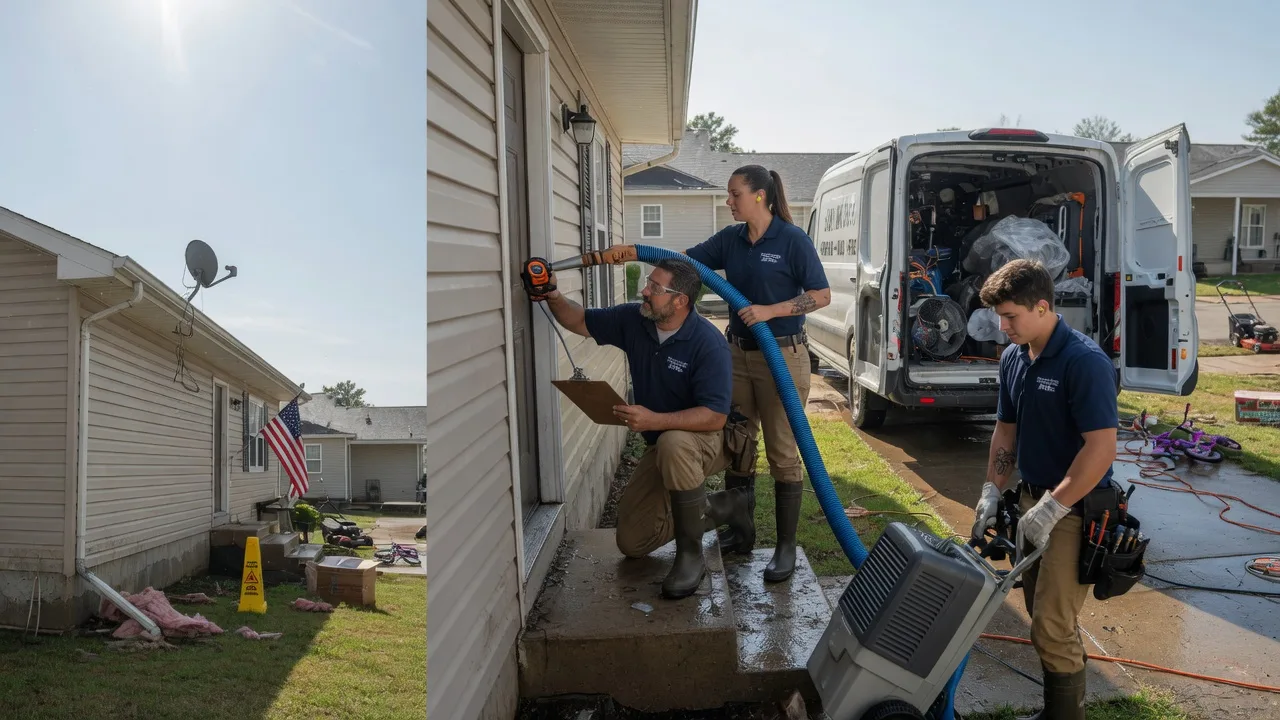 Ceiling Water Damage Restoration in Winthrop, MN near me